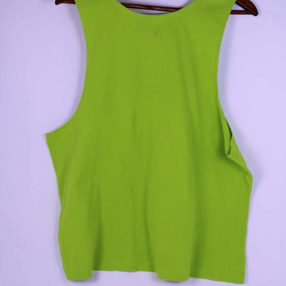 0273-CPO Provisions Neon Green Tank Top – Size Small - Picture 2 of 6